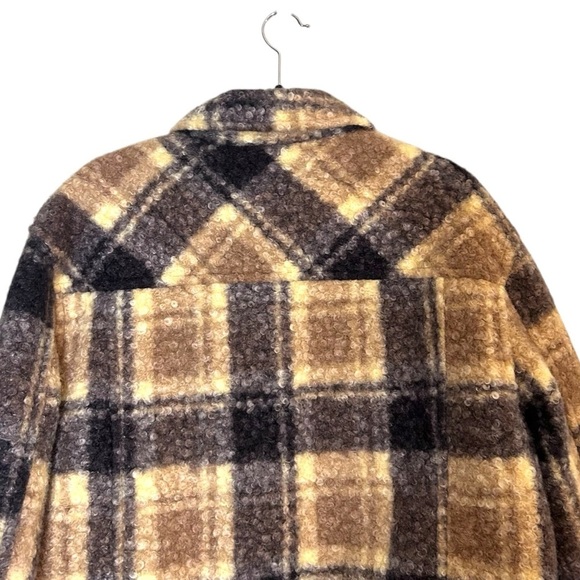 RD Zoe Plaid Boucle Short Shacket- Size Large - Picture 9 of 14